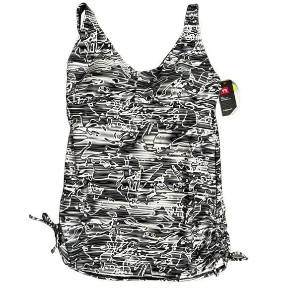 TYR DuraFast Elite LUCID VNeck Sheath 1pc Swimsuit Black - Size 8 - $90 - Picture 2 of 9